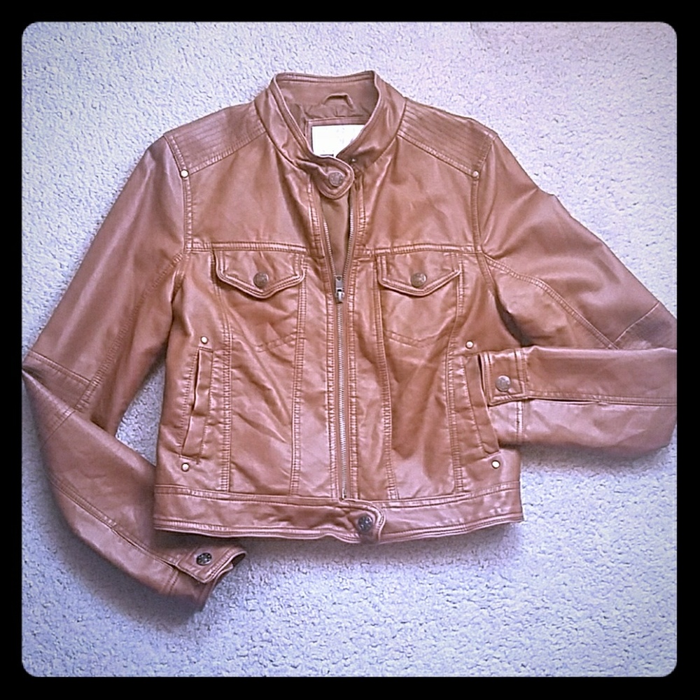 Xhilaration Faux Leather Jacket size S junior